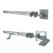 SERRA Bracket with hinge-strap and top-hinge-pin with hinge-strap for timber gate